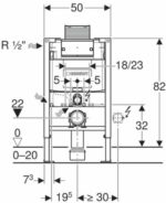 Geberit Duofix Omega inbouwreservoir H98CM - Afbeelding 3