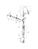 Grohe Costa-L wastafelkraan chroom - Afbeelding 2