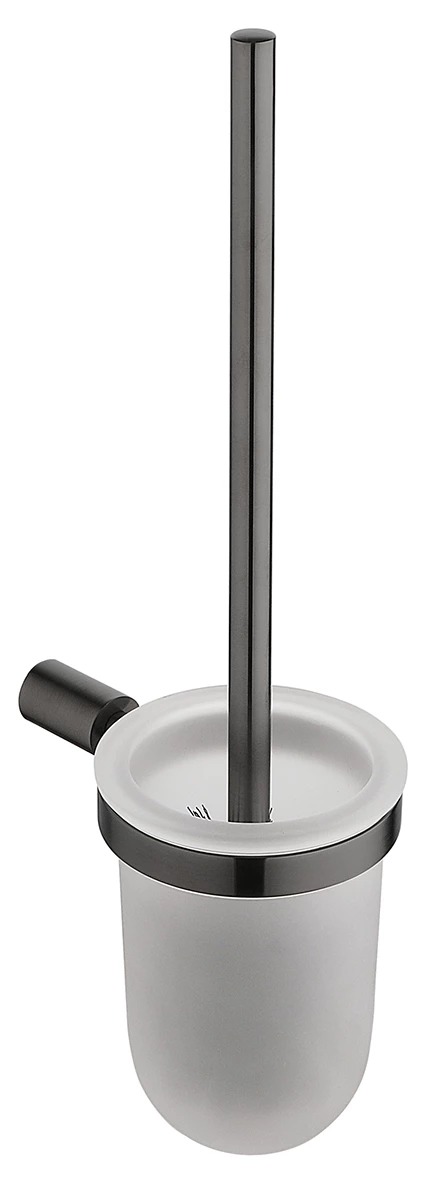 28.7022.jpg Ida toiletborstelhouder gunmetal - Afbeelding 1