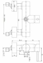 Wiesbaden douche mengkraan Cadans geborsteld staal - Afbeelding 2