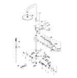 Wiesbaden Caral douche-opbouwset + therm. mengkraan geborsteld messing - Afbeelding 3