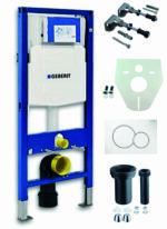 Geberit UP320 inbouwreservoir met Sigma 01 drukplaat wit - Afbeelding 2