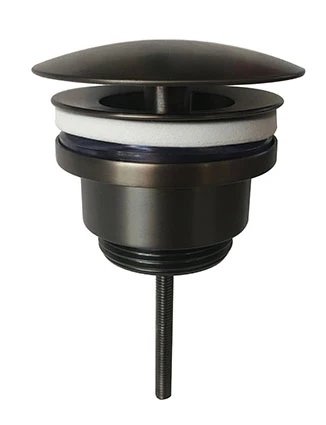 33.7011.jpg Wiesbaden Caral luxe vaste waste niet afsluitbaar 5/4′ gunmetal - Afbeelding 1
