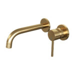 Brauer Gold Edition inbouw wastafelmengkraan ronde hendelstaaf goud - Afbeelding 3
