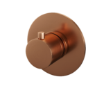 Brauer Copper Edition ronde inbouwthermostaat koper