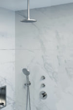 Brauer Brushed Edition doucheset ronde handdouche 20 nikkel