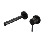 Brauer Black Edition inbouw wastafelmengkraan ronde hendelstaaf zwart - Afbeelding 2