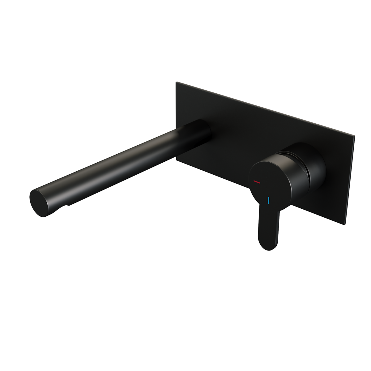 Brauer Black Edition inbouw wastafelmengkraan ovale hendelstaaf 20×9 zwart - Afbeelding 2