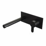 Brauer Black Edition inbouw wastafelmengkraan ovale hendelstaaf 20×9 zwart