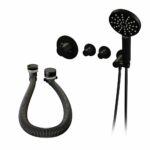 Brauer Black Edition inbouwbadkraan ronde handdouche zwart