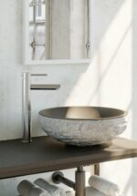 Brauer Chrome Edition hoge wastafelmengkraan ronde hendelstaaf chroom - Afbeelding 2