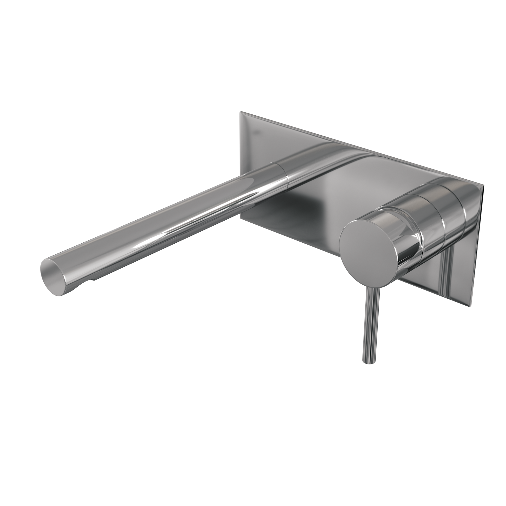 5500.10CS-S2-1 Brauer Chrome Edition inbouw wastafelmengkraan ronde hendelstaaf 20×9 chroom - Afbeelding 1