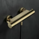 Hotbath Cobber B008 gepolijst messing thermostatische douchekraan - Afbeelding 2