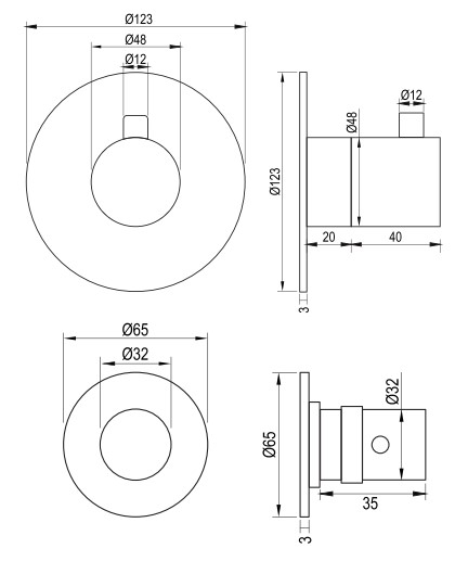 BRAUER5-GG-025-2 Brauer Black Edition doucheset staafhanddouche 20 zwart - Afbeelding 5