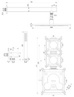 Brauer Black Edition doucheset rechte muurbuis en staafhanddouche 30 zwart - Afbeelding 4