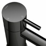 Hotbath Cobber CB003C lage wastafelmengkraan zonder waste zwart chroom - Afbeelding 2
