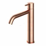Hotbath Cobber CB003HC wastafelmengkraan zonder waste roze goud