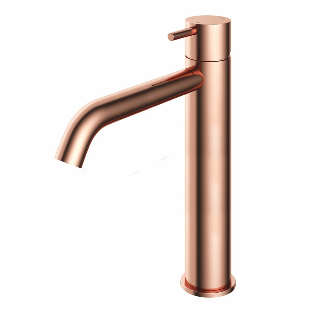 CB003HCRG_02.jpg Hotbath Cobber CB003HC wastafelmengkraan zonder waste roze goud - Afbeelding 1