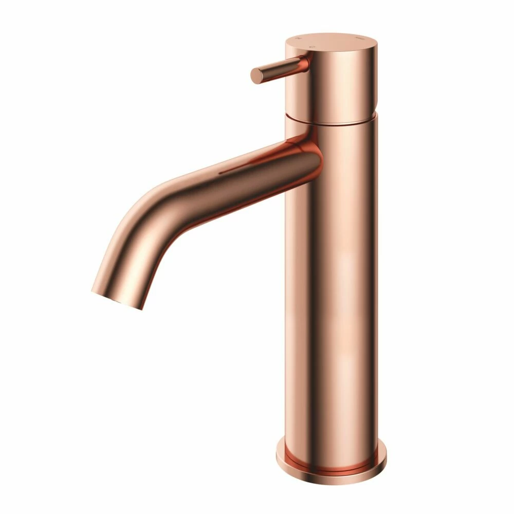 CB003MCRG_02.jpg Hotbath Cobber CB003MC wastafelmengkraan zonder waste roze goud - Afbeelding 1