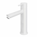 Hotbath Cobber CB003MS wastafelmengkraan zonder waste mat wit