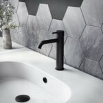 Hotbath Cobber X CX003MC wastafelmengkraan zonder waste mat zwart - Afbeelding 2