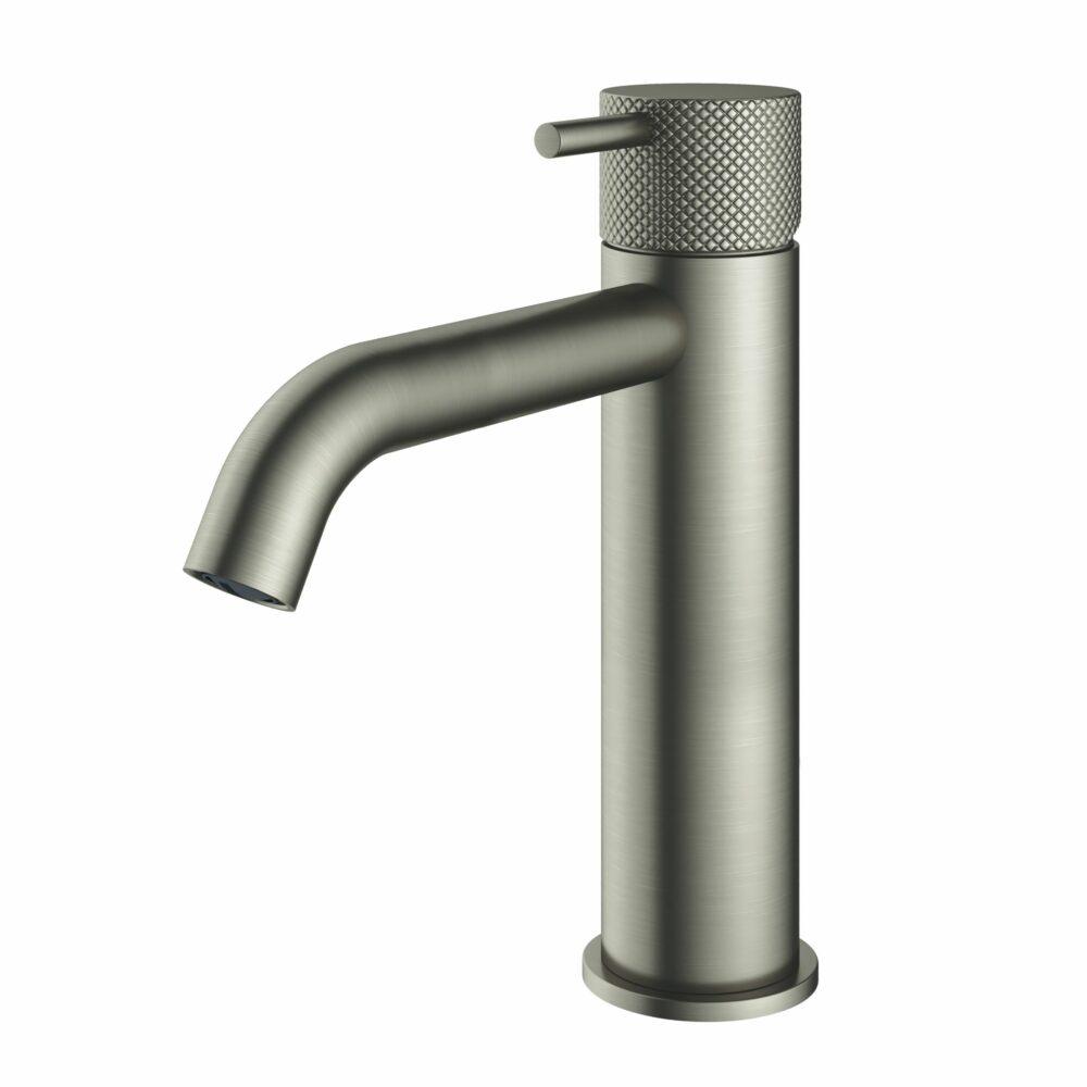 CX003MCGN_02.jpg Hotbath Cobber X CX003MC wastafelmengkraan zonder waste geborsteld nikkel - Afbeelding 1