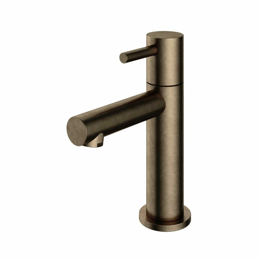 E001AB_02.jpg Hotbath Cobber E001 fonteinkraan verouderd messing - Afbeelding 1