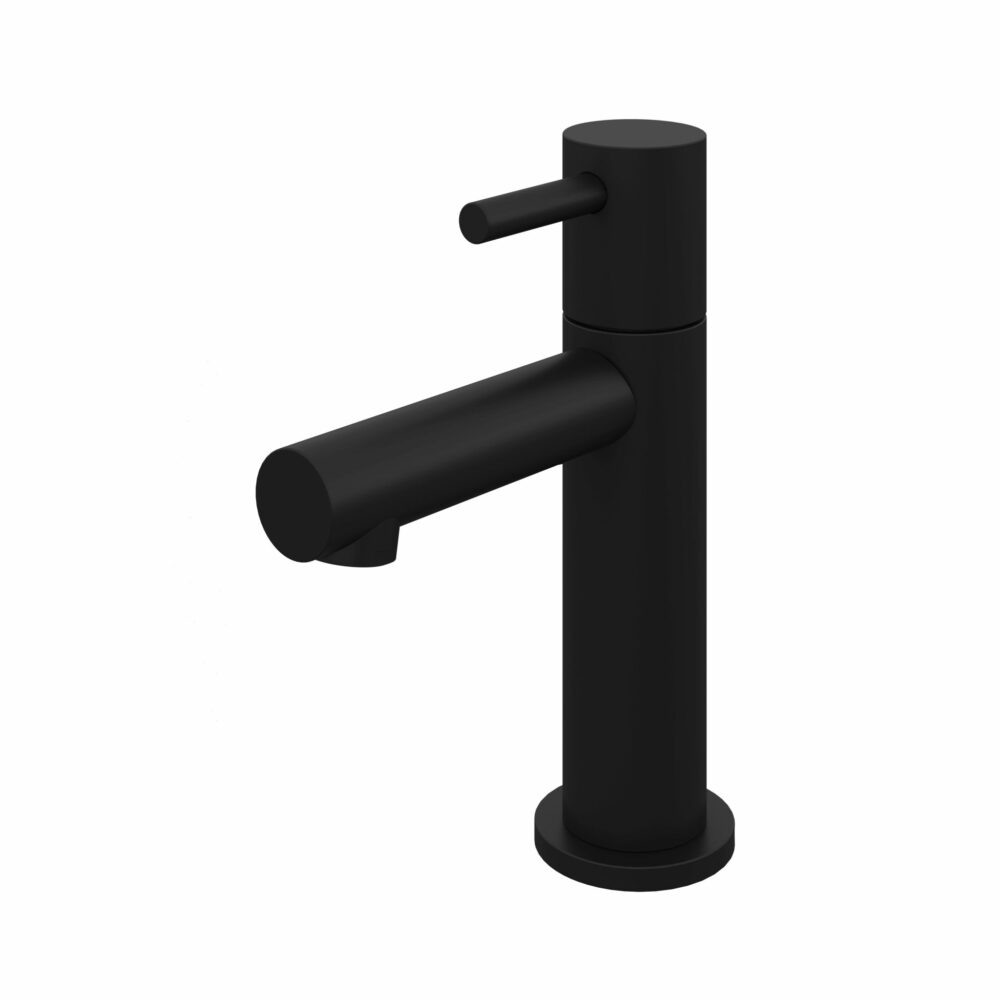 E001BL_02.jpg Hotbath Cobber E001 fonteinkraan mat zwart - Afbeelding 1