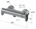 Hotbath Friendo F008 thermostatische douchekraan geborsteld nikkel - Afbeelding 3