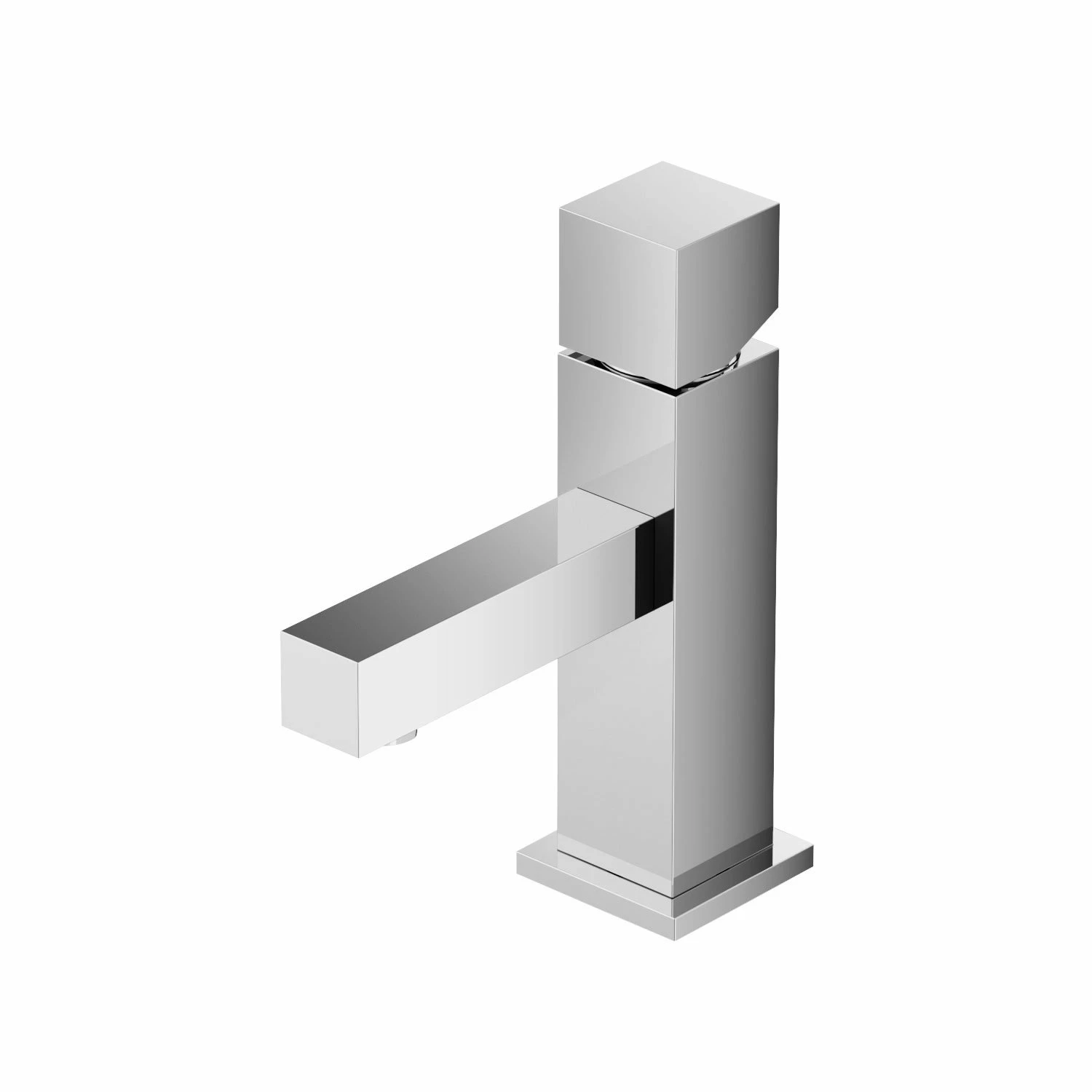 Q002CR_02.jpg Hotbath Buddy Q002 wastafel mengkraan chroom - Afbeelding 1