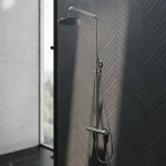 Hotbath Buddy SDS1 opbouw regendouche staafhanddouche 25 chroom - Afbeelding 2