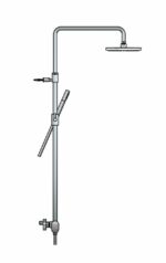 Hotbath Friendo SDS8 opbouw regendouche ronde handdouche 25 geborsteld nikkel - Afbeelding 2