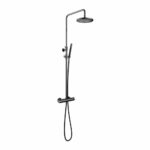 Hotbath Cobber SDS9 opbouw regendoucheset zwart chroom