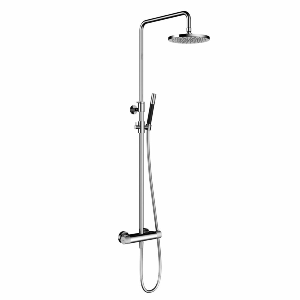 Hotbath Cobber X SDSX9 opbouw regendoucheset 20 geborsteld nikkel - Afbeelding 2