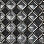 Wandtegel:  150X150 THT1170 ZILVER