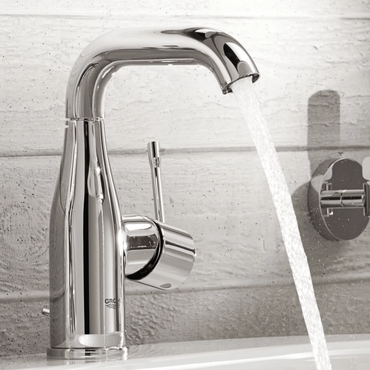 Grohe Essence New Wastafelkraan m-size Chroom met waste - Afbeelding 3