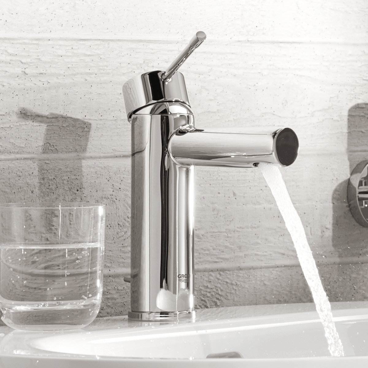 Grohe Essence New Wastafelkraan s-size Chroom zonder waste - Afbeelding 2