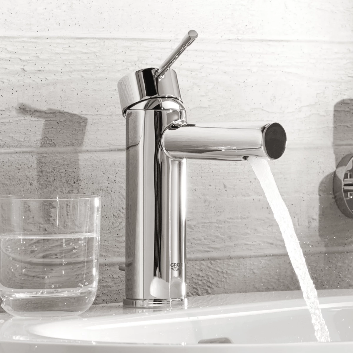 Grohe Essence New Wastafelkraan s-size Chroom zonder waste - Afbeelding 2