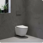 Keralux Levant wandcloset 37x50cm wit randloos INCLUSIEF softclose en quick release closetziting. - Afbeelding 4