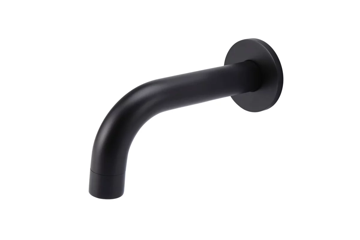Meir kraanuitloop rond - 21cm -Mat Zwart - Afbeelding 4
