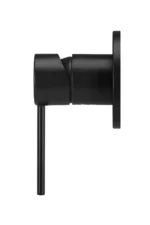 Meir Inbouw & Afbouwdeel wandmengkraan rond -Mat Zwart - Afbeelding 3