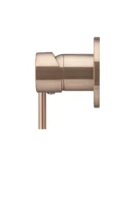 Meir Inbouw & Afbouwdeel wandmengkraan rond (kort) -Rose Goud - Afbeelding 3