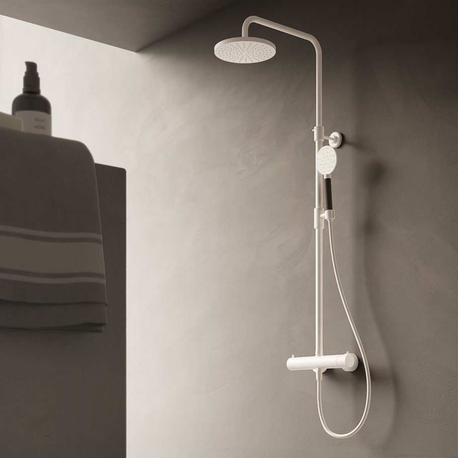 sds10wh.jpg Hotbath Cobber stortdouche set SDS10 chroom - Afbeelding 1