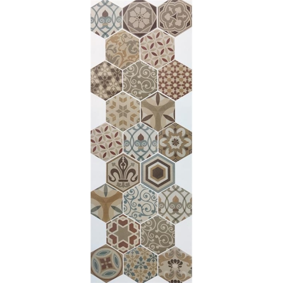 hexagon multicolor