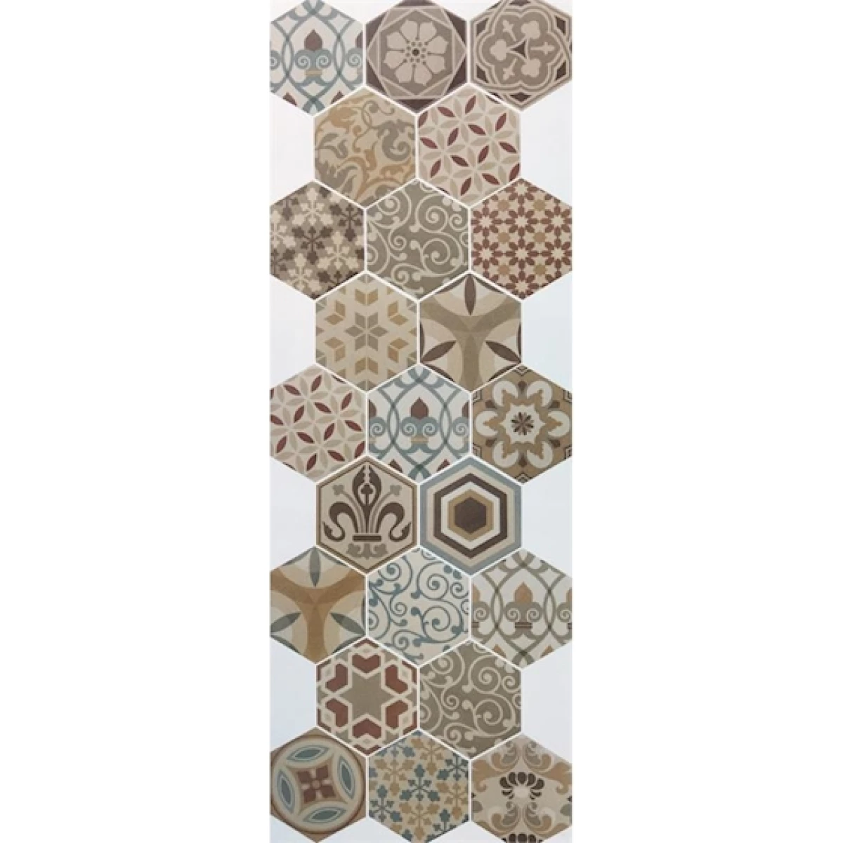 hexagon multicolor