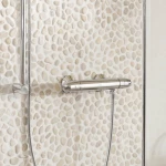 Grohe Grohtherm 1000 New douchekraan thermostatisch zonder koppelingen zonder omstel HOH=12cm ecojoy en volumegreep met ecobutton chroom - Afbeelding 4